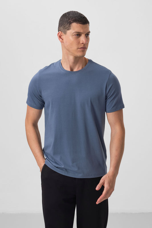 Petrol Men's Basic Short Sleeve Regular Fit O Neck T-shirt - 87911