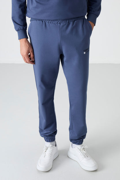 Petrol Casual O Neck Elastic Cuffed Cotton Men's Oversize Tracksuit Set - 85120