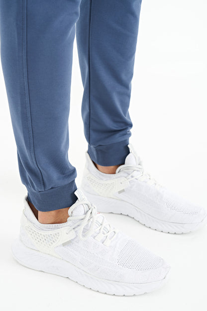 Petrol Hidden Pocket Knee Detailed Standard Mold Men's Jogger Tracksuit Bottom - 84958