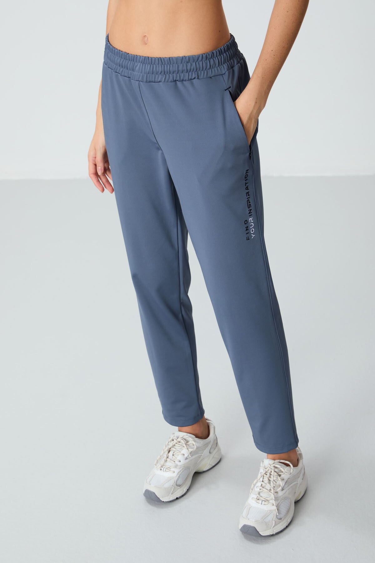 Petrol Hooded Hidden Pocket Detailed Standard Cut Women's Tracksuit Set - 95306