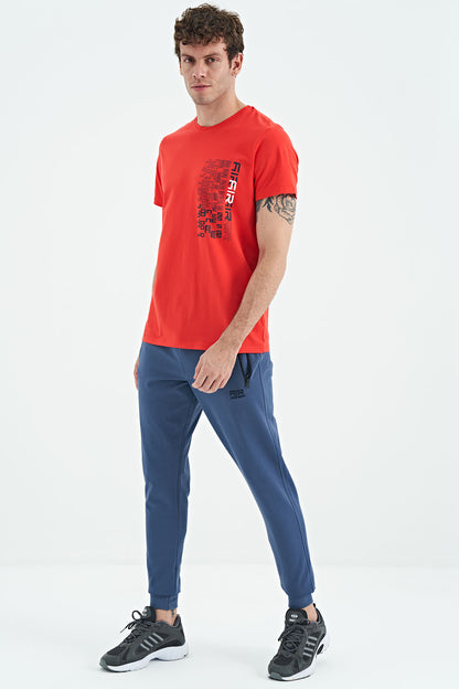 Men's Knitted Waistband Jogger Tracksuit Bottom - 84907