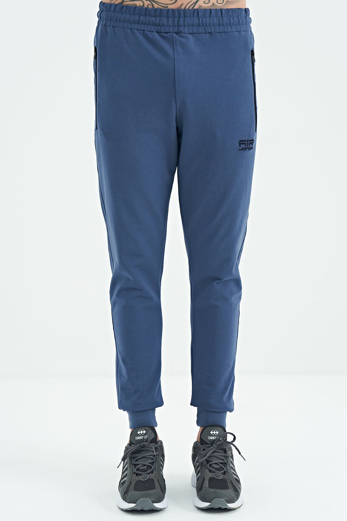 Men's Knitted Waistband Jogger Tracksuit Bottom - 84907