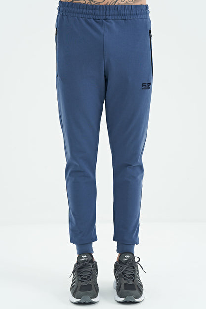Men's Knitted Waistband Jogger Tracksuit Bottom - 84907