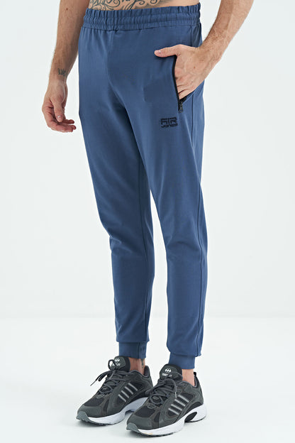 Men's Knitted Waistband Jogger Tracksuit Bottom - 84907