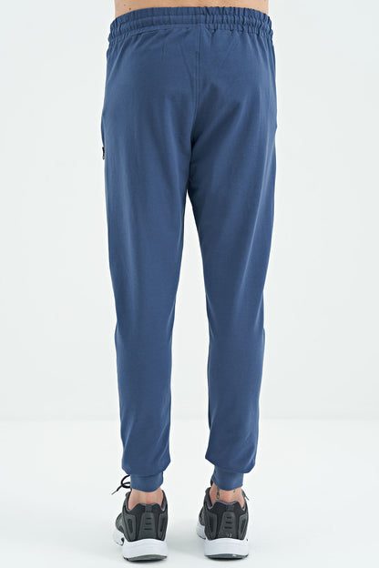 Men's Knitted Waistband Jogger Tracksuit Bottom - 84907