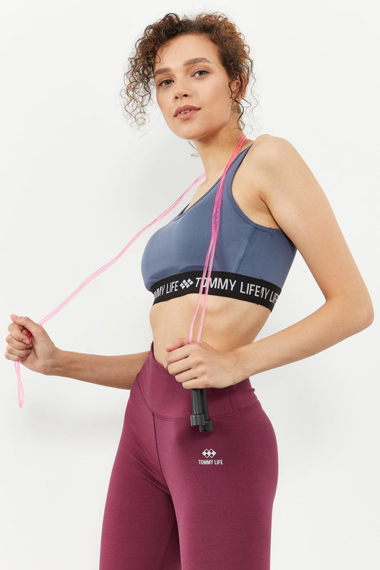 Petrol Standard Mold U Collar Women's Sports Bustier - 97113