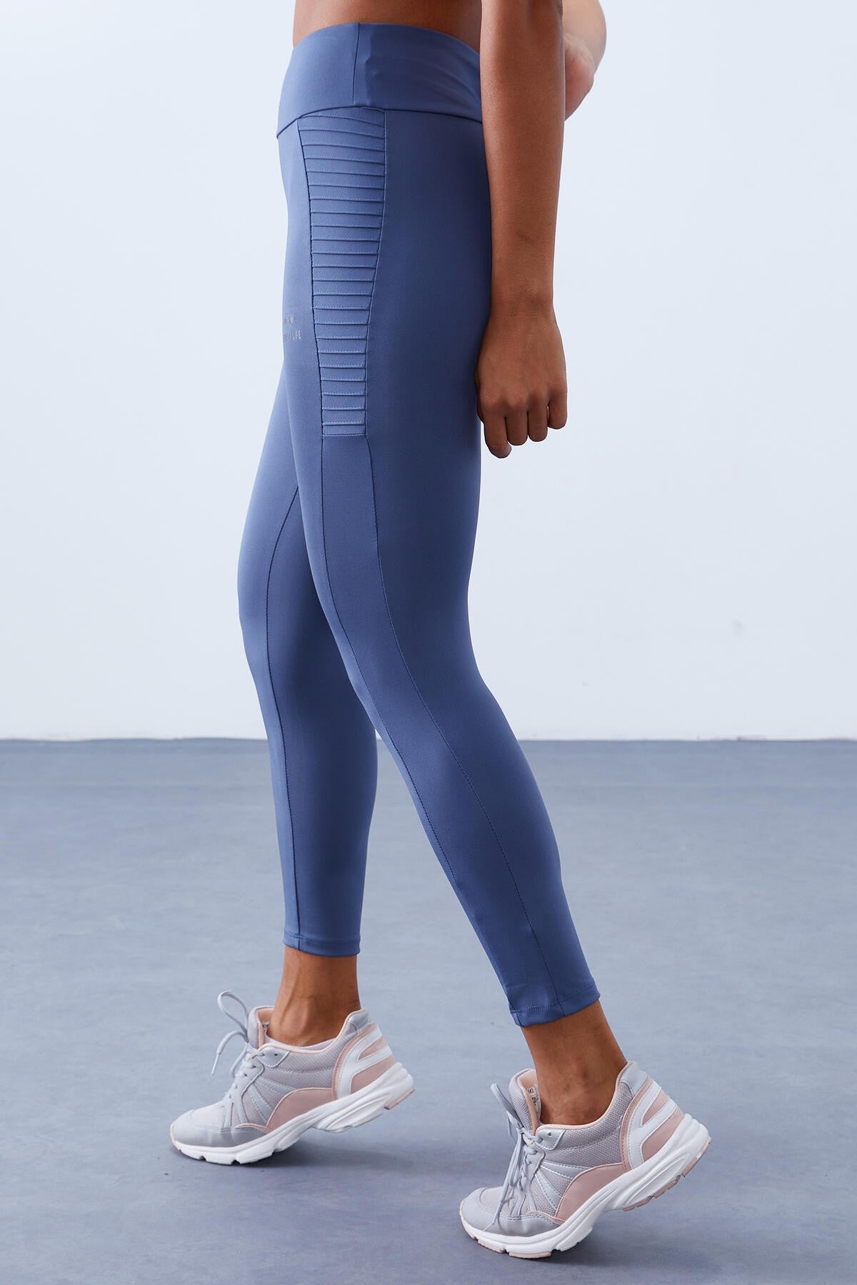 High Waist Wrap-up Slim Fit Skinny Leg Women's Tights - 94568
