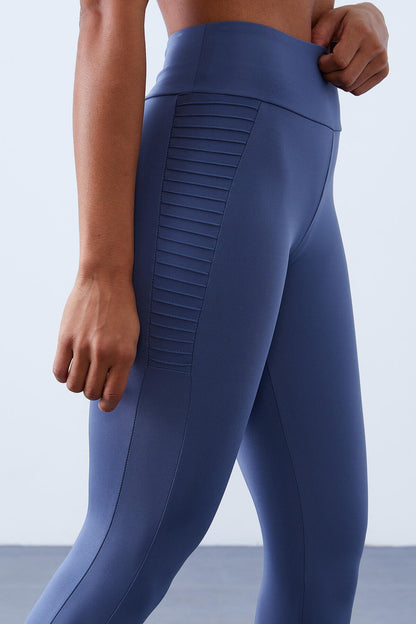 High Waist Wrap-up Slim Fit Skinny Leg Women's Tights - 94568