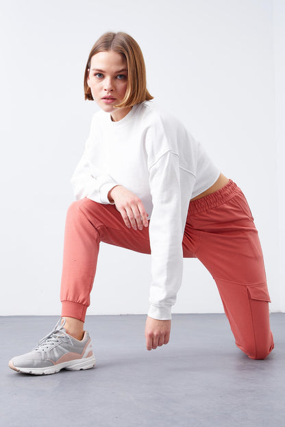 Powder Cargo Pocket Comfort Fit Cuffed Women's Tracksuit Bottom - 94581