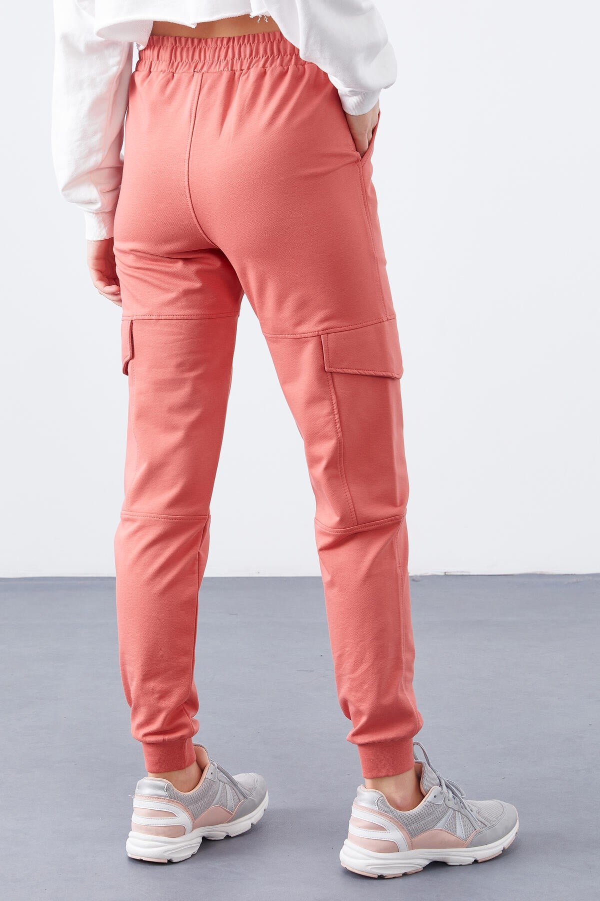 Powder Cargo Pocket Comfort Fit Cuffed Women's Tracksuit Bottom - 94581
