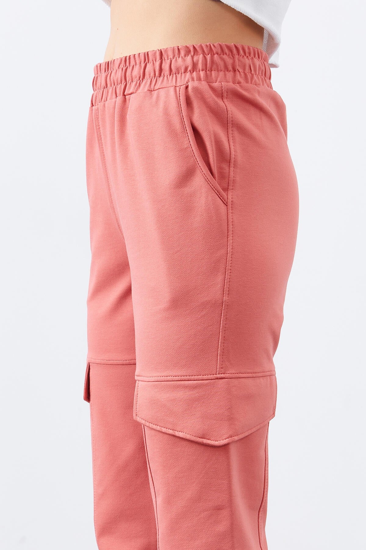 Powder Cargo Pocket Comfort Fit Cuffed Women's Tracksuit Bottom - 94581