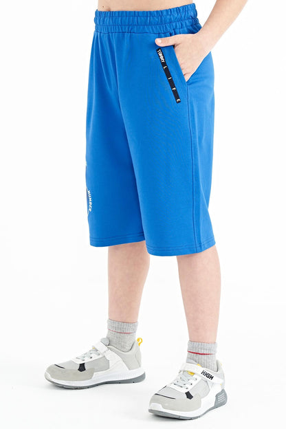 Printed Sash Detailed Laced Standard Fit Boys Shorts - 11128