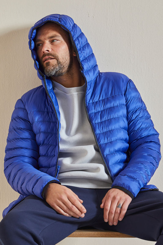 Zippered Standard Fit Cold-Resistant Men's Puffer Jacket - 88167