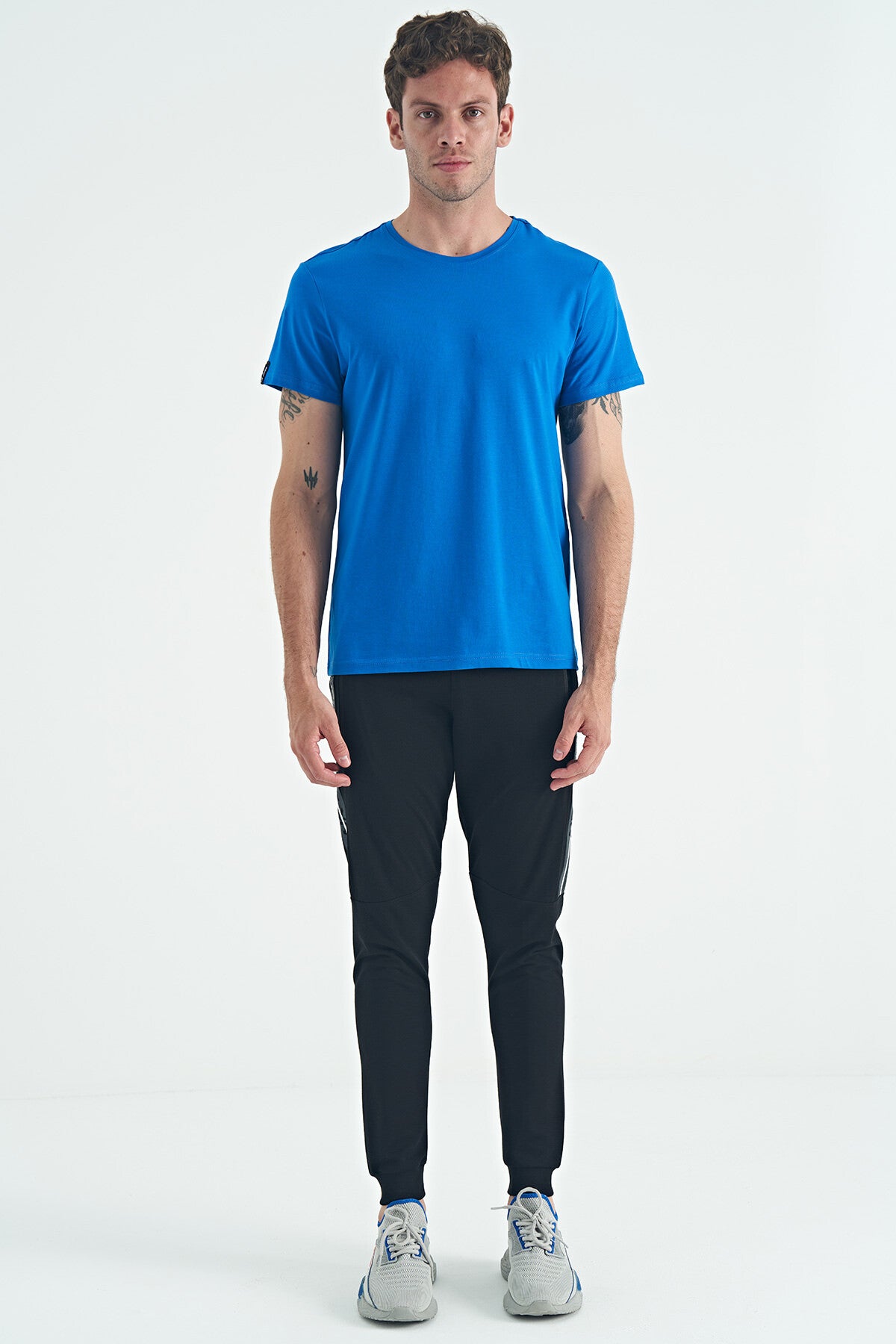 Blue Basic Men's T-Shirt - 88245