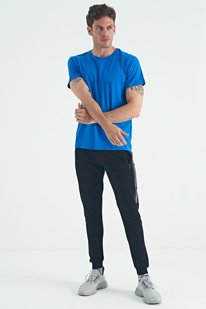 Blue Basic Men's T-Shirt - 88245