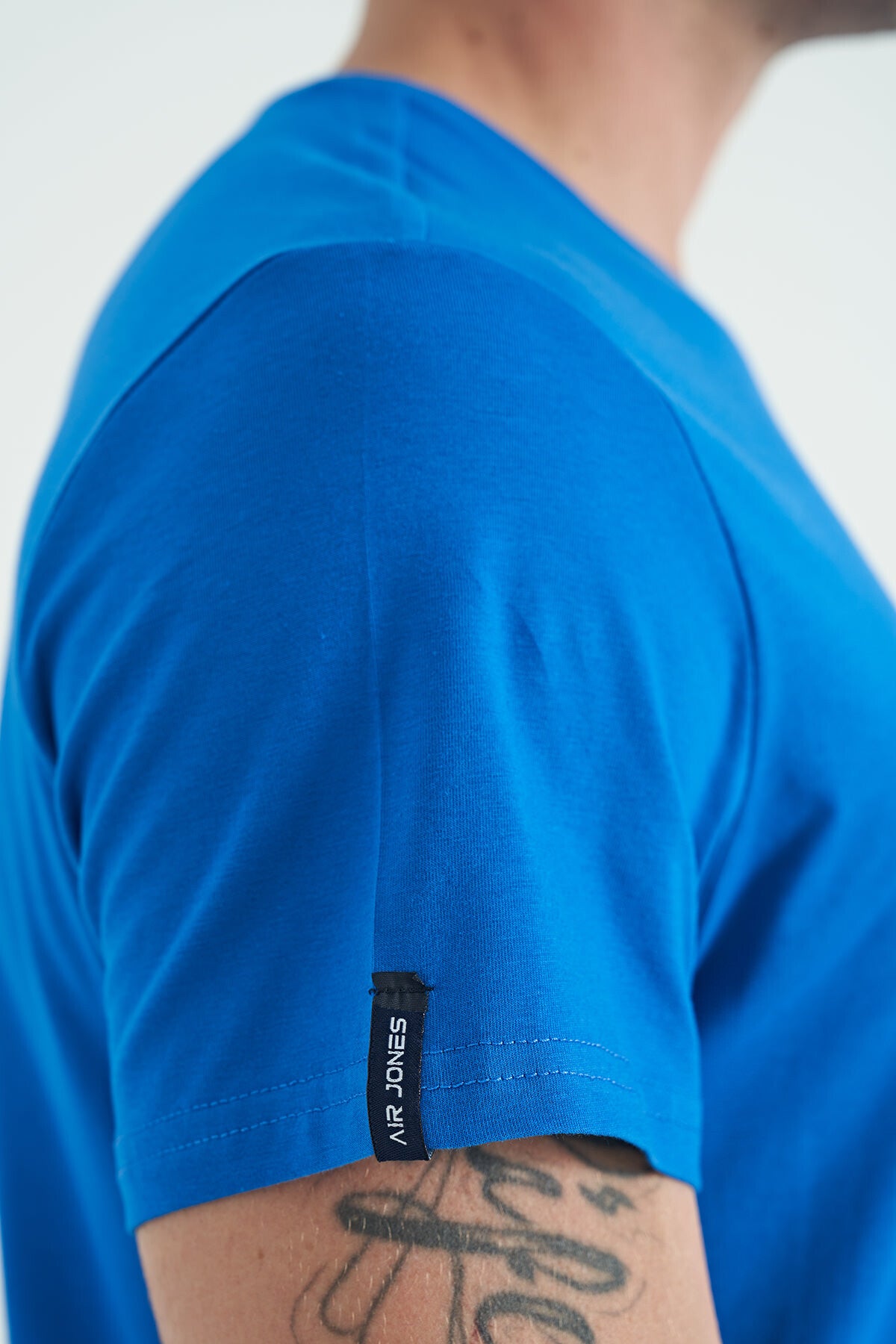 Blue Basic Men's T-Shirt - 88245