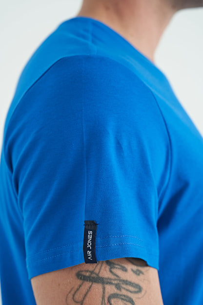 Blue Basic Men's T-Shirt - 88245
