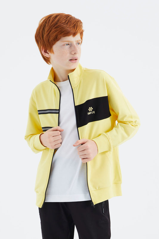 Yellow Collar Boys' Sweatshirt - 11183
