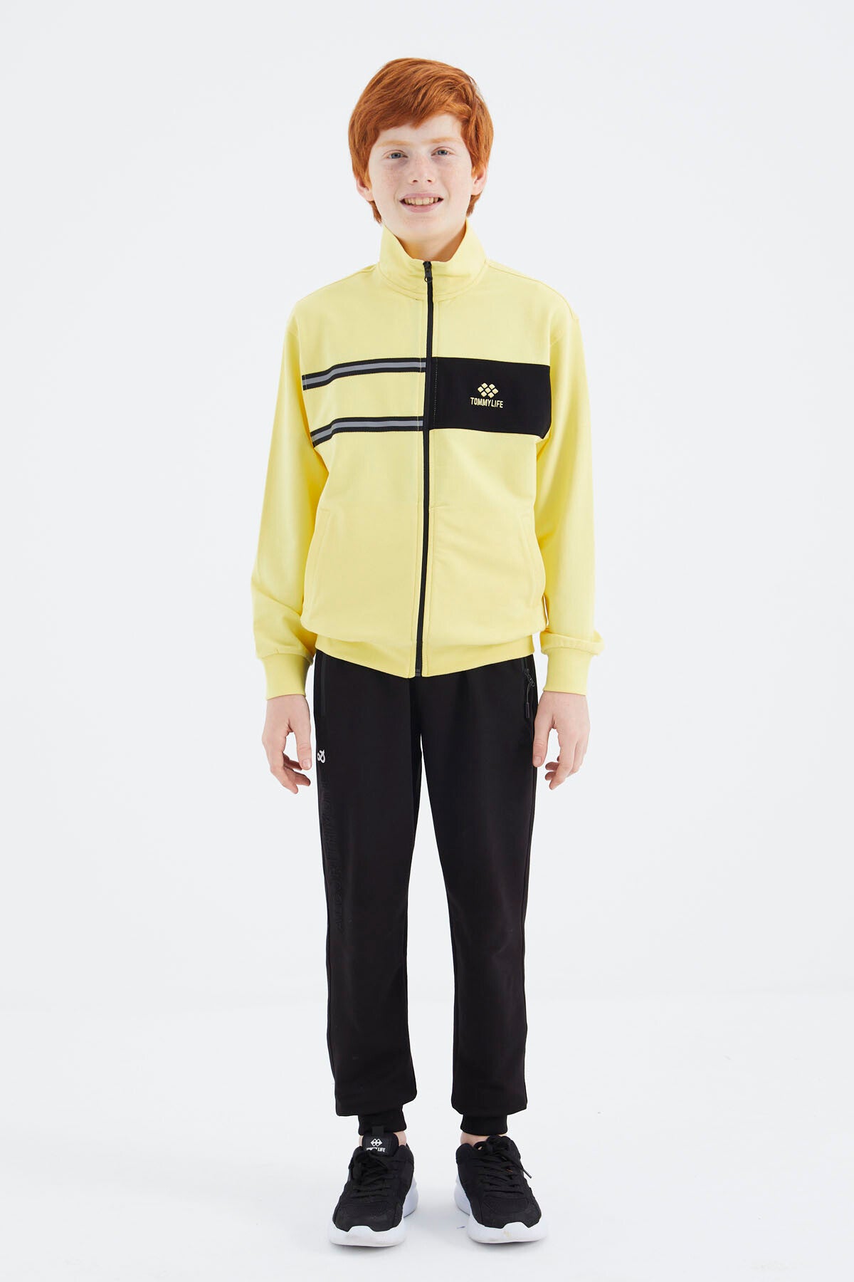 Yellow Collar Boys' Sweatshirt - 11183