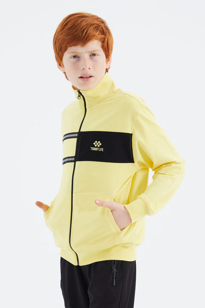 Yellow Collar Boys' Sweatshirt - 11183