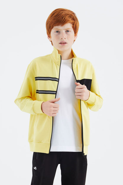 Yellow Collar Boys' Sweatshirt - 11183