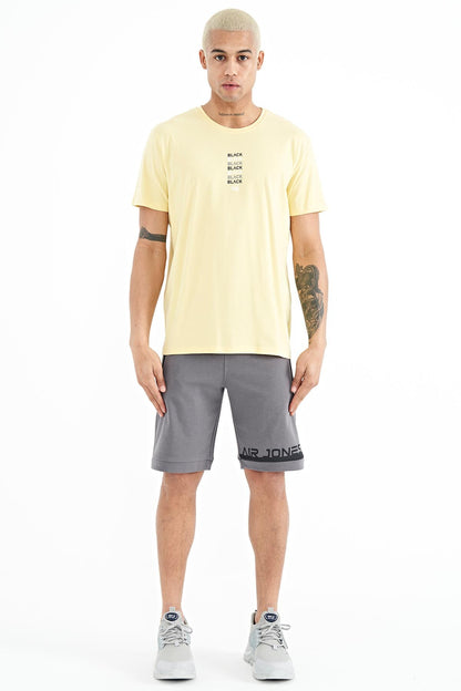 Tylor Yellow Printed Men's T-Shirt - 88227