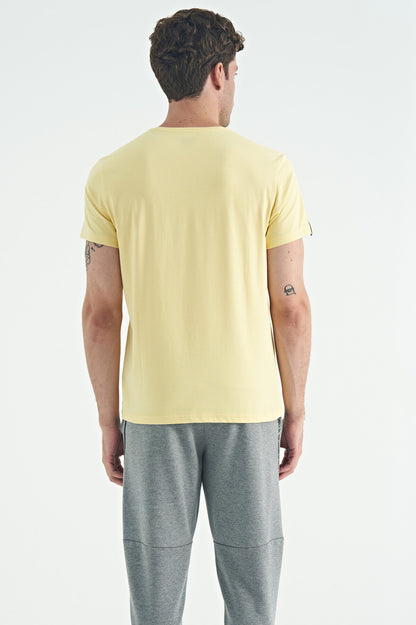 Yellow Basic Men's T-Shirt - 88245