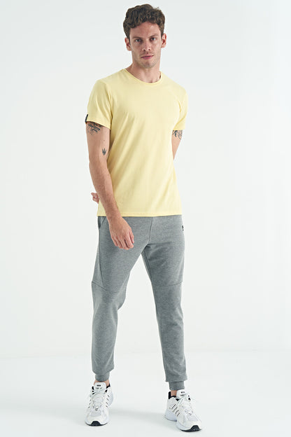 Yellow Basic Men's T-Shirt - 88245