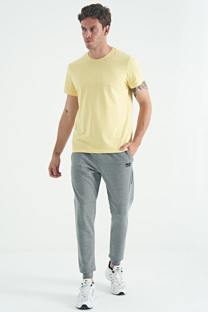 Yellow Basic Men's T-Shirt - 88245