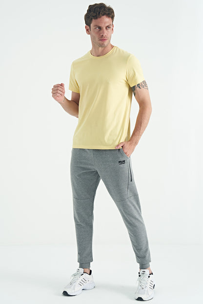 Yellow Basic Men's T-Shirt - 88245