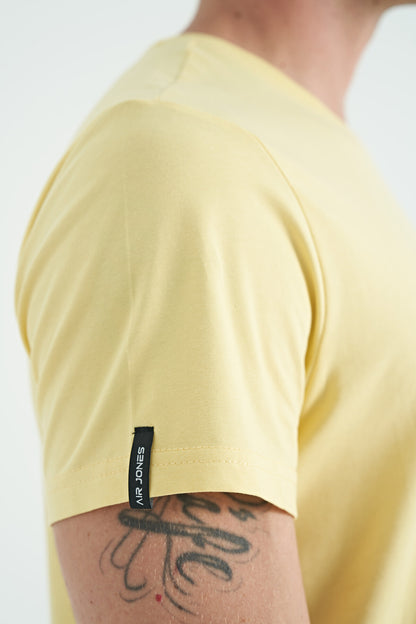 Yellow Basic Men's T-Shirt - 88245