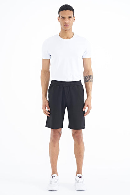 Evan Black Standard Fit Men's Shorts - 81240