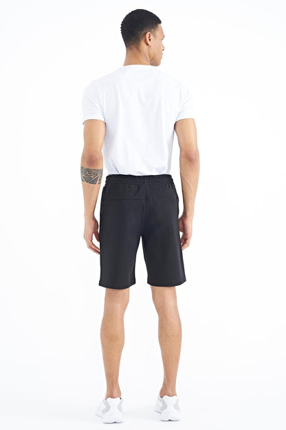 Evan Black Standard Fit Men's Shorts - 81240