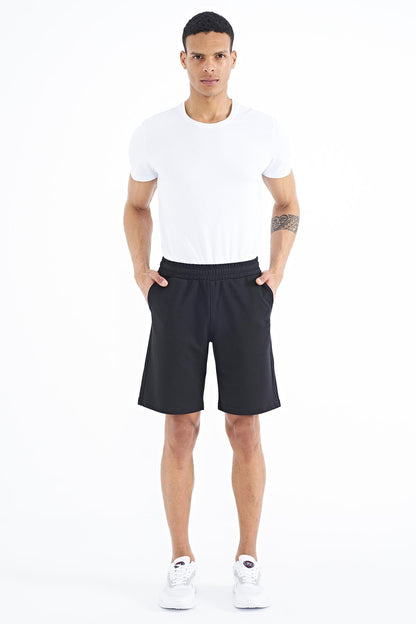 Evan Black Standard Fit Men's Shorts - 81240