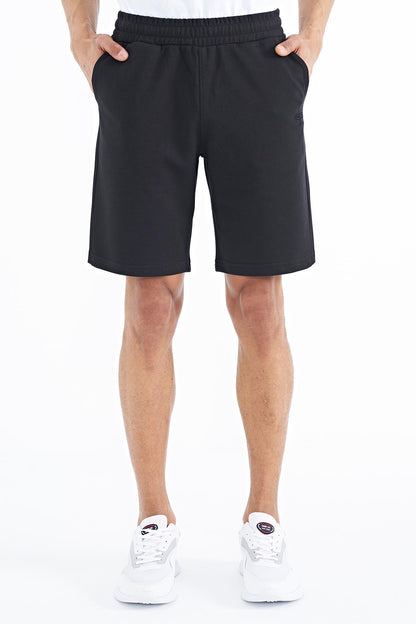 Evan Black Standard Fit Men's Shorts - 81240