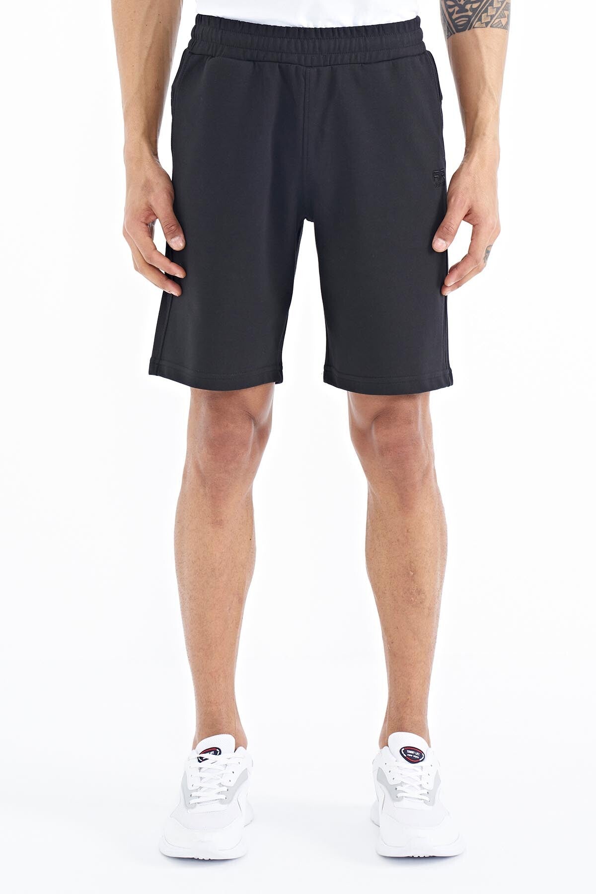 Evan Black Standard Fit Men's Shorts - 81240