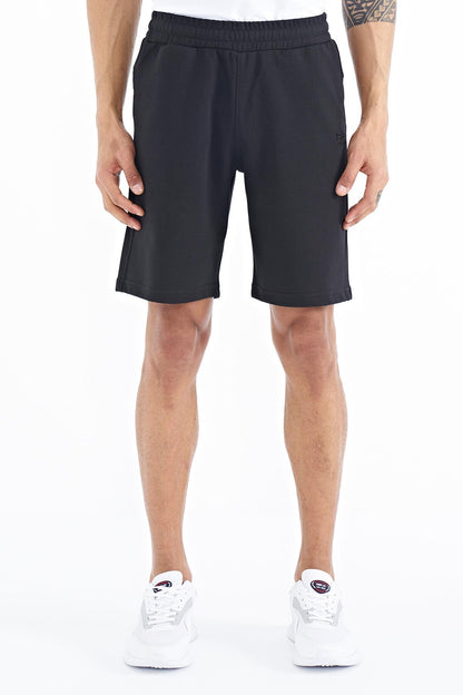 Evan Black Standard Fit Men's Shorts - 81240