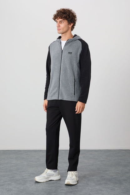 Brad Black Standard Fit Men's Tracksuit Bottom - 84955