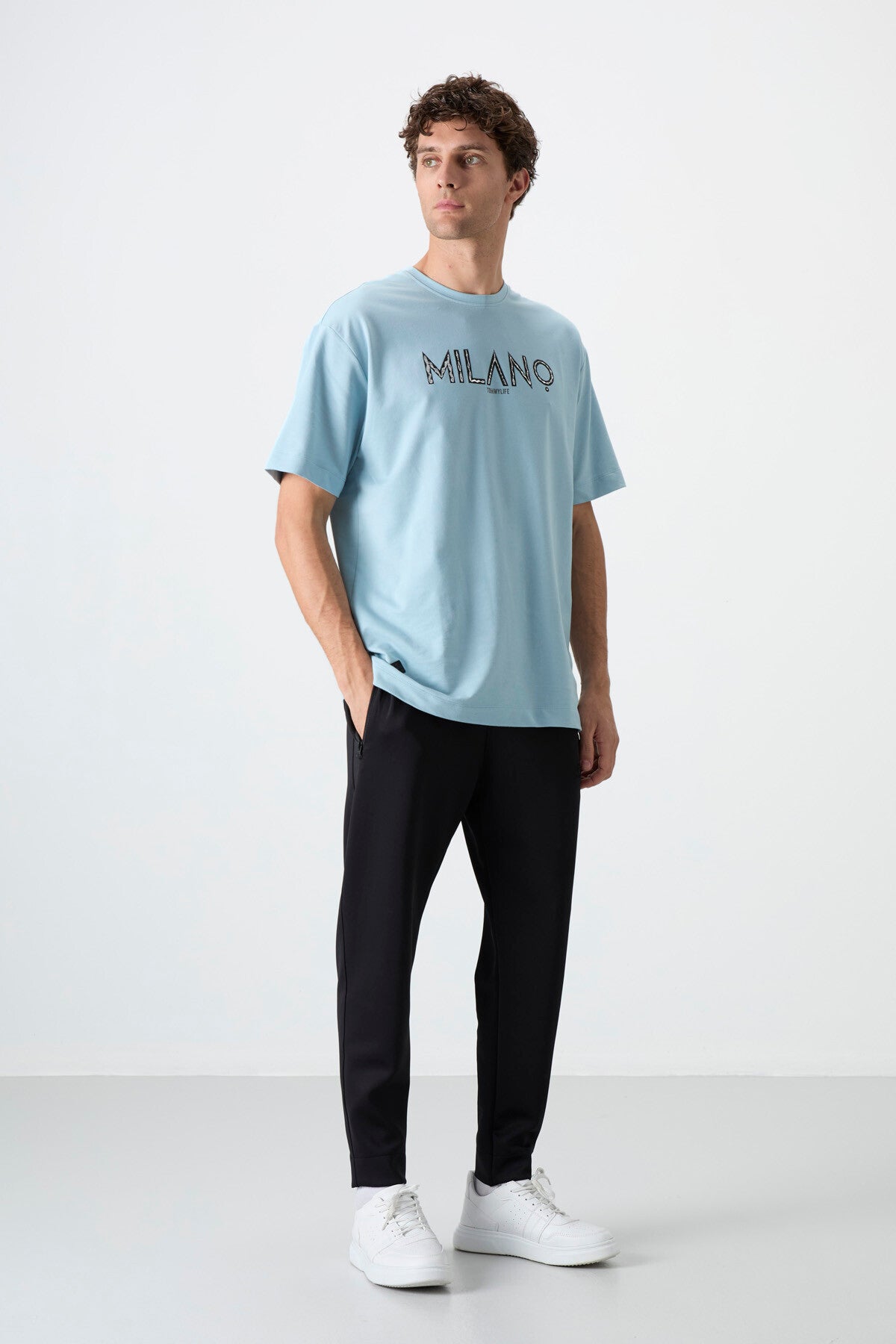 Barton Black Jogger Men's Tracksuit Bottom - 84952
