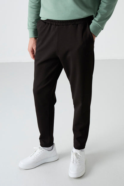 Barnes Black Men's Tracksuit Bottom - 84951