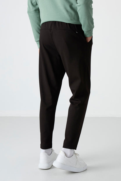 Barnes Black Men's Tracksuit Bottom - 84951