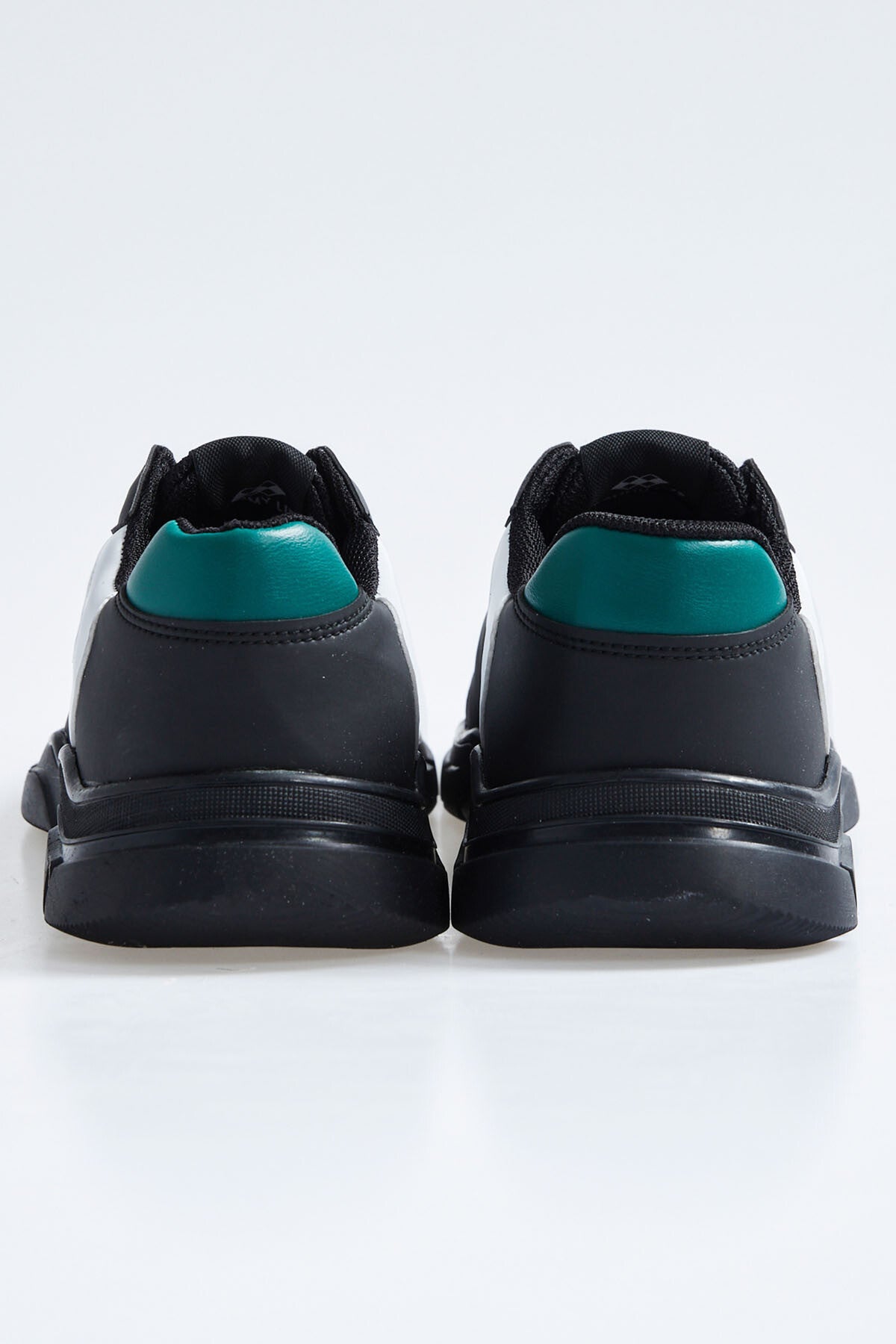 Black Laced High Sole PU Leather Detailed Men's Sports Shoes - 89117