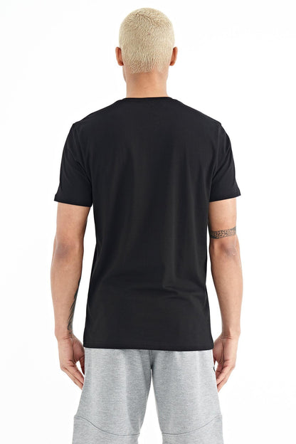 Donald Black Standard Fit Men's T-Shirt - 88217