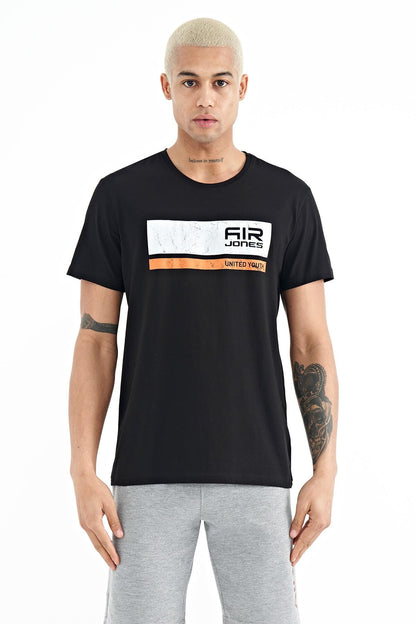 Luke Black O Collar Men's T-Shirt - 88221
