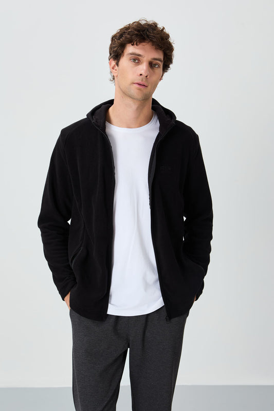 Connell Black Relax Fit Polar Men's Sweatshirt - 88313