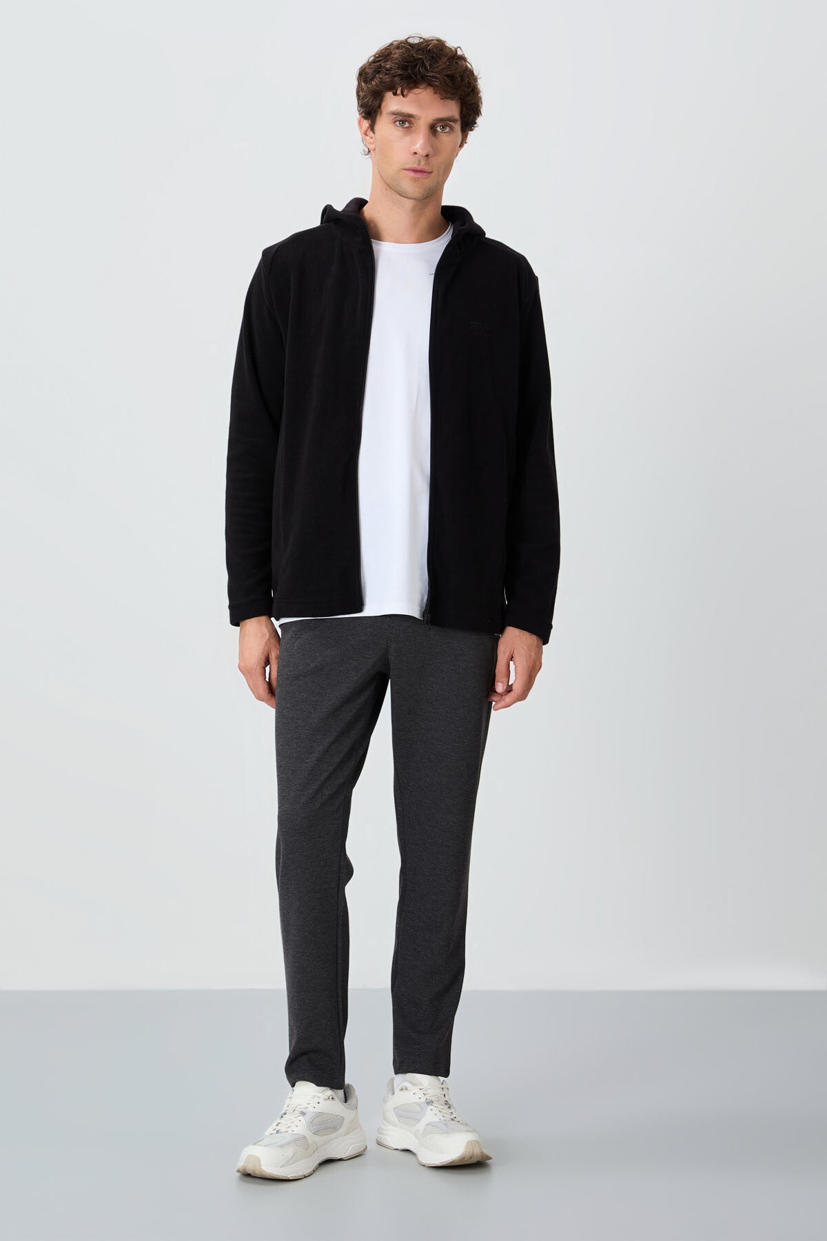Connell Black Relax Fit Polar Men's Sweatshirt - 88313
