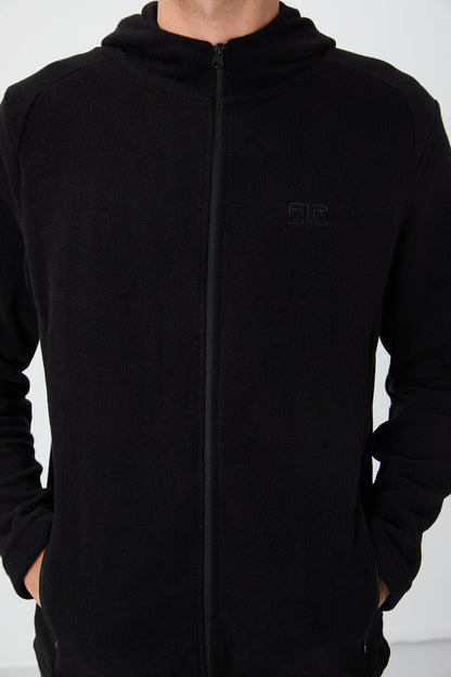 Connell Black Relax Fit Polar Men's Sweatshirt - 88313