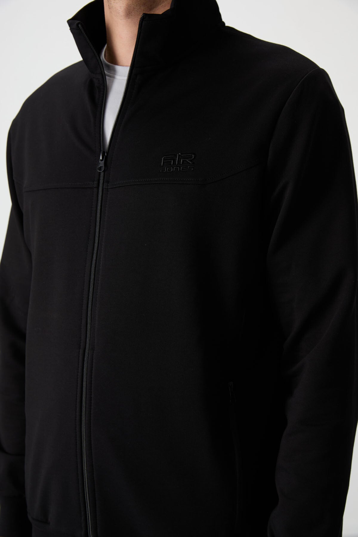 Troy Black Standard Fit Men's Tracksuit Set - 85196