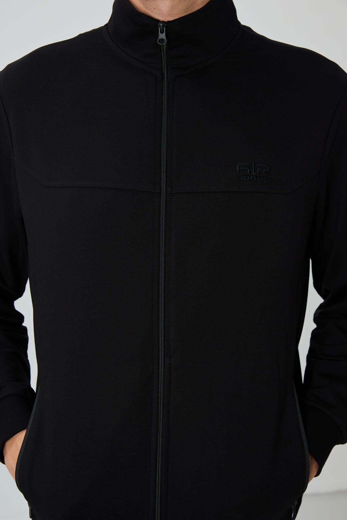 Anton Black Jogger Tracksuit Set - 85178