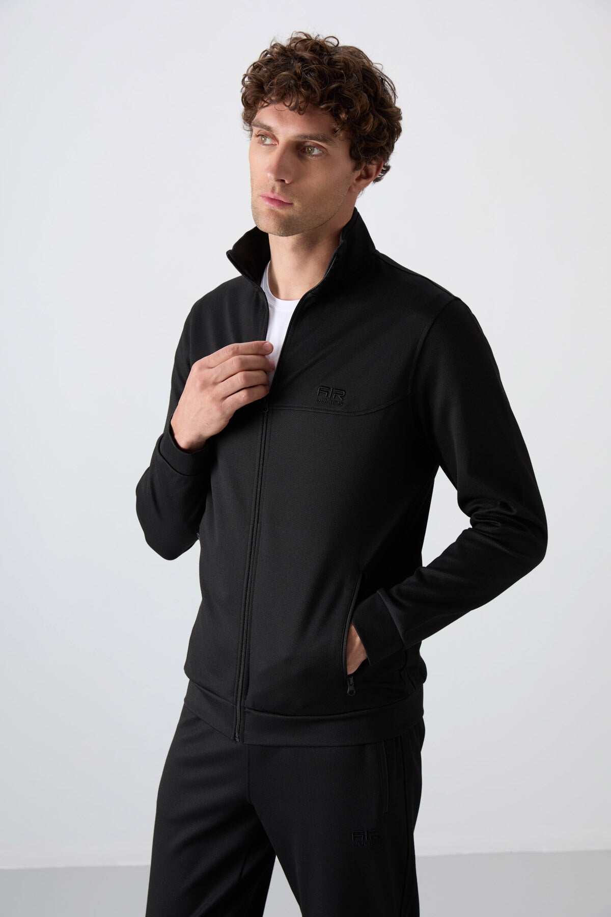 Hugo Black Jogger Men's Tracksuit Set - 85198